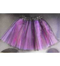 30cm三层三色紫30cm spodnica 3 warstowy fiolotowy