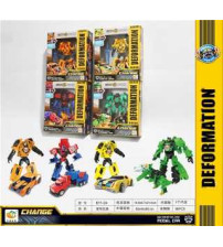 动漫版变形车四款混装