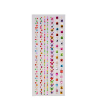 Samoprzylepne kryształki dekoracyjne - duże