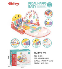 鸭子脚踏琴健身架（红）（护栏款)