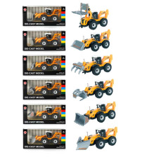 1:43回力合金模型 两头忙工程车