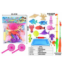 袋装磁性钓鱼配充气池