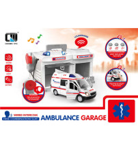 对讲机车库1:32开门合金车（白）(不含税 neto)