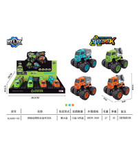 四驱动惯性合金环卫车（12只装2款每款3色）