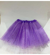 30厘米新款烫金纱裙 紫色