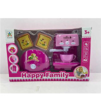 声光抽水咖啡机面包机套装 4*AA不包