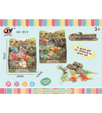 铁皮回力恐龙车套装（2款混装）