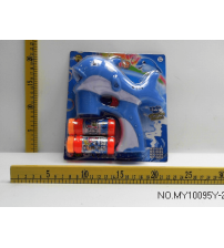 实色海豚带灯光泡泡枪