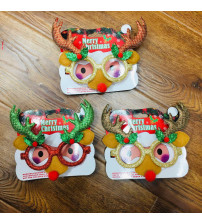 网纱鹿角眼镜3色混1/纸卡  12/中包混(BRUTO 含税价）