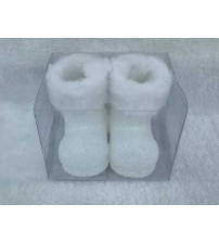 7.5cm粉球靴子.1双/盒 .10盒/中包.白色2件(含税 bruto)