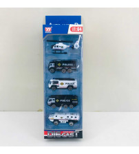滑行合金车（5PCS）警察