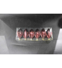 8cm 杨桃.6个/pvc盒+片.6盒/中包.酒红