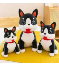 坐款警犬哈士奇70cm（不含税 neto）