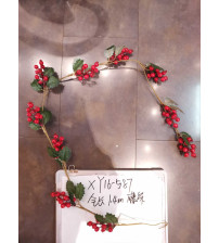 XY16-587 圣诞红果藤条 3个/opp(含税 bruto）