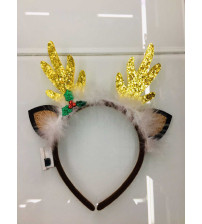 有耳撒粉鹿角带灯头扣红、金混   12/中包混(BRUTO 含税价）