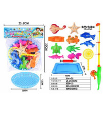 袋装磁性钓鱼配充气池小篮子