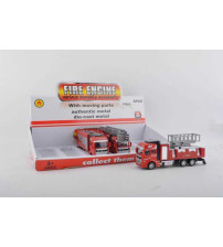 合金回力消防车