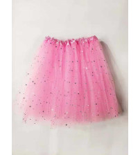 40cm亮片五星纱裙 粉色