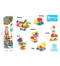 益智DIY积木100PCS