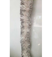 白色银色彩条5cm 6m