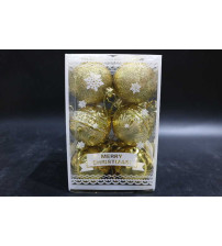 圣诞球 金色 6cm