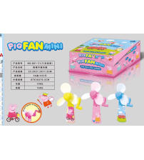 盒装小猪佩奇手摇风扇