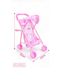 粉红铁推车带帽