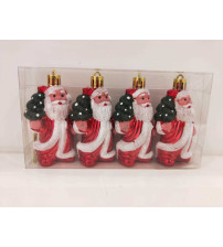 9cm胡子老人彩绘.4个/pvc盒 .红色.10盒/中包.(含税 bruto)