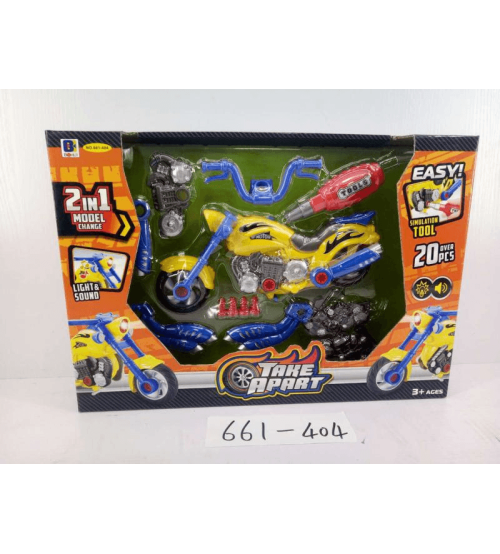 声光自装摩托车