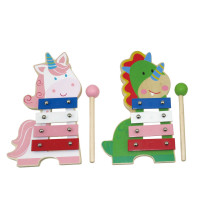 Wooden unicorn dragon xylophone