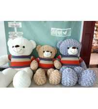 大横条毛衣熊80cm（不含税 neto)