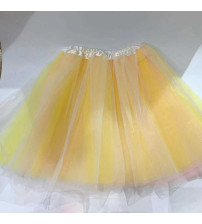 40CM三层三色纱裙 白色