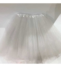 40CM 金粉纱裙 白色