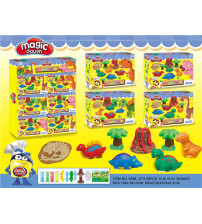 恐龙彩泥套装展示盒