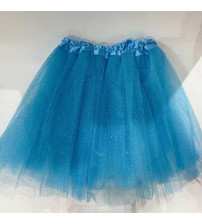 40CM 金粉纱裙 蓝色