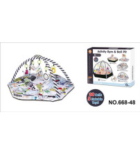 六边形球池带音乐配30粒5CM海洋球