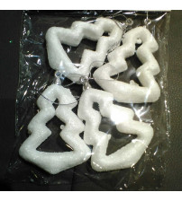 镂空圣诞树挂件6.5*5CM   (4pcs/袋)
