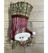 圣诞袜 12/中包 中包老人雪人混 （含税 bruto）