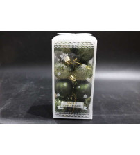 圣诞球 墨绿 4cm