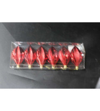 8cm 杨桃.6个/pvc盒+片.6盒/中包.红色