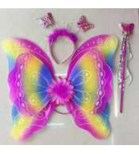 F311百合花三件套+30cm纱裙(六色混)（含税 bruto）