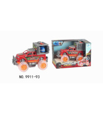 明轮带灯光音乐惯性越野车载鲨鱼/狼(不含税 neto)