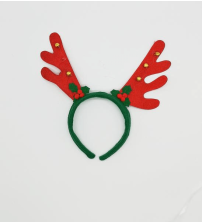 新款带花铃铛鹿角