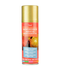 Brokatowy spray dekoracyjny złoty