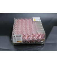 6cm八角星彩绘.6个/pvc盒.玫瑰金