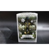 圣诞球墨绿 6CM