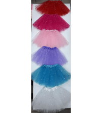 30cm亮片五星纱裙