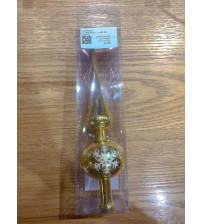 23cm新树顶彩绘.1个/pvc盒  金色  10/盒/中包(含税 bruto)