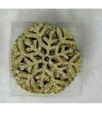 10cm雪花片.4个/pvc盒.10盒/中包金(含税 bruto)