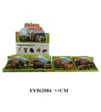 15cm仿真动物10款混装10PCS盒12盒箱